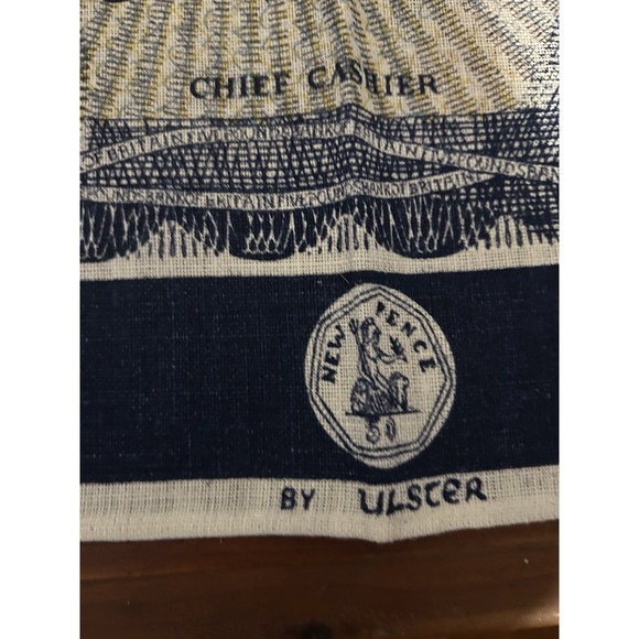 Vintage Ulster Irish Linen Tea Towel‎ Bank of Britain- NWOT - Picture 2 of 6